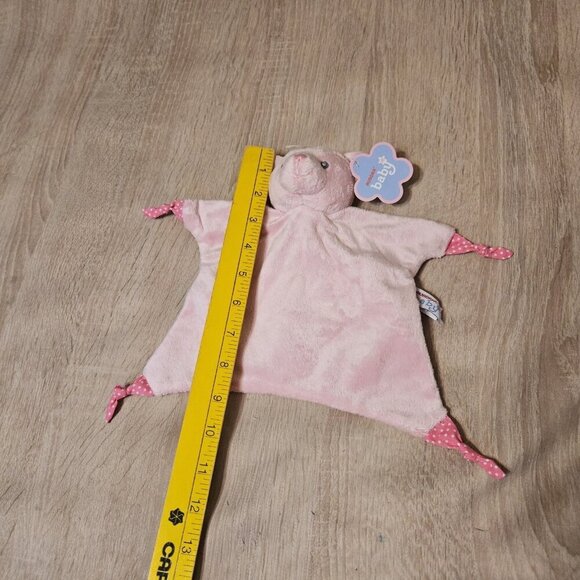 Aurora Baby Pink Bear Teether Lovey Hand Puppet New - Picture 5 of 8